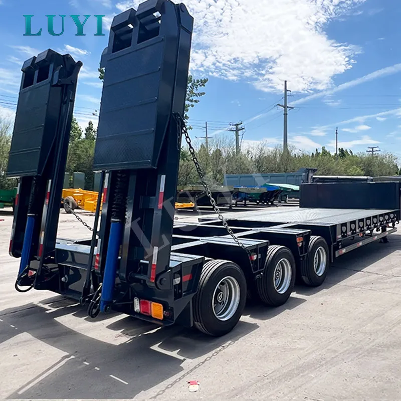 3-line 6-axle low bed semi-trailer