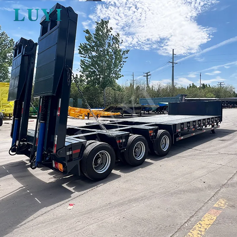 3-line 6-axle low bed semi-trailer