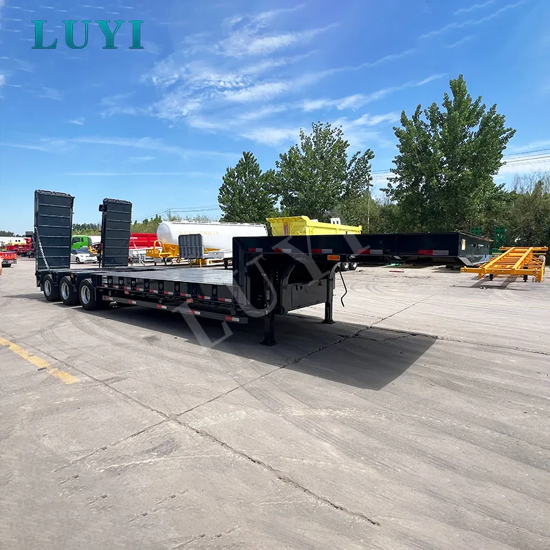 3-line 6-axle low bed semi-trailer