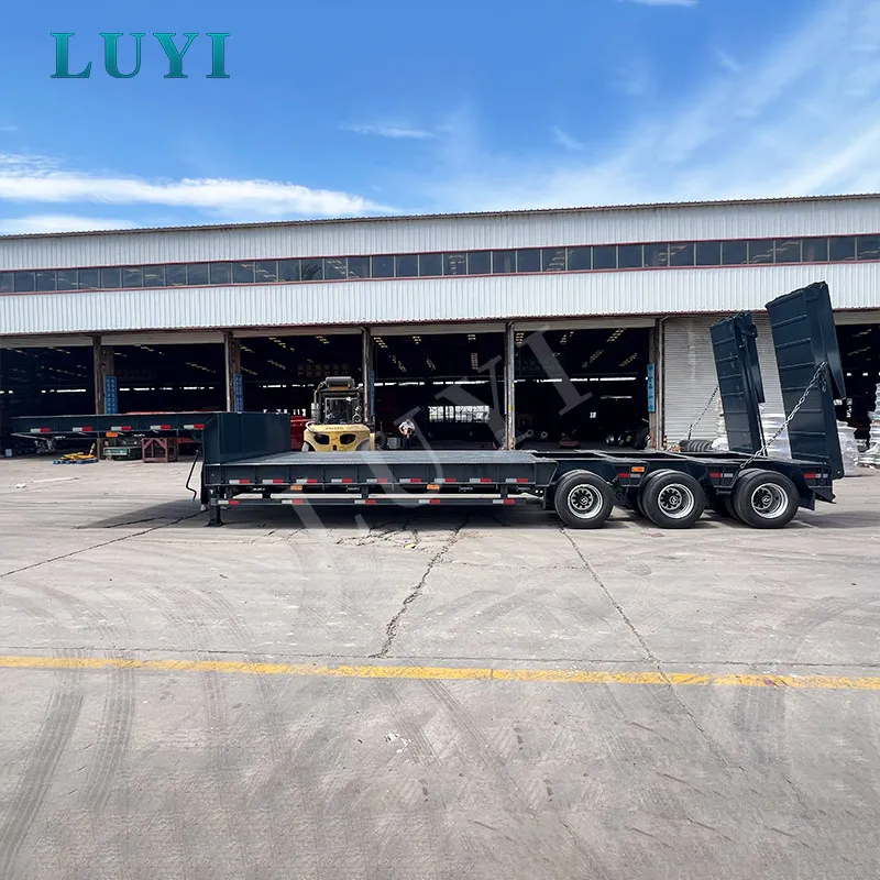 3-line 6-axle low bed semi-trailer
