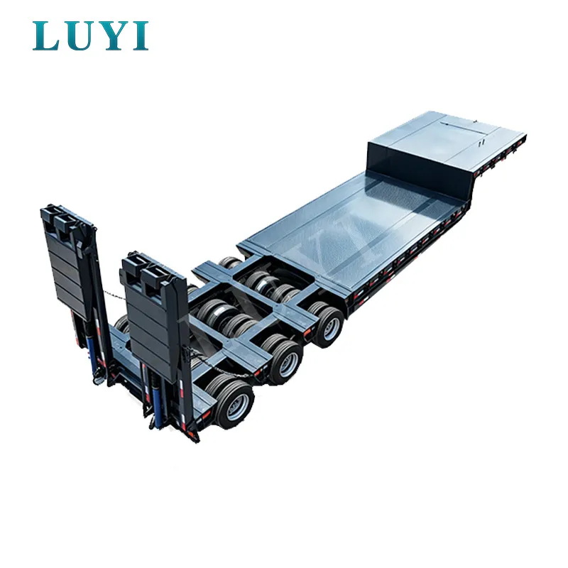 3-line 6-axle low bed semi-trailer