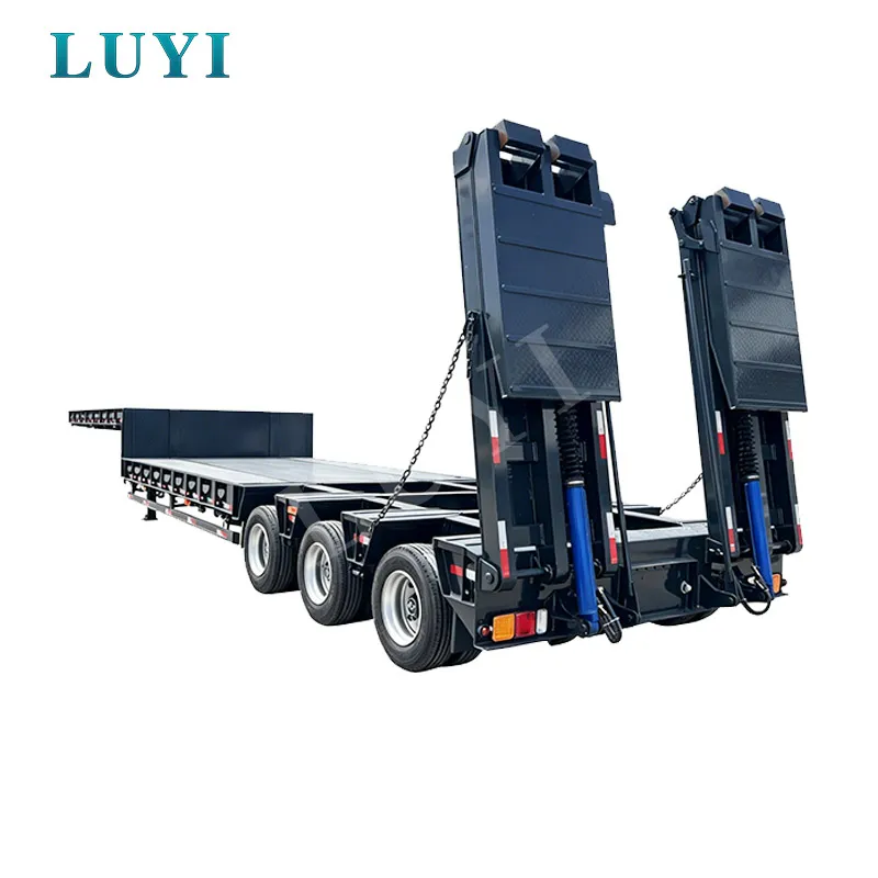 3-line 6-axle low bed semi-trailer