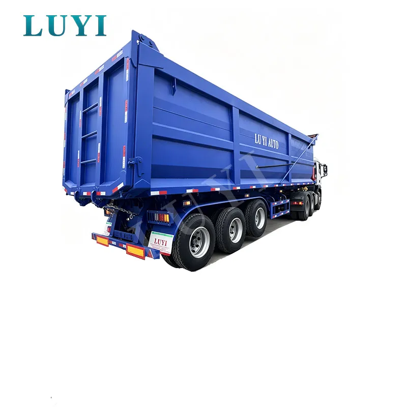 Three-axle dump trucks
