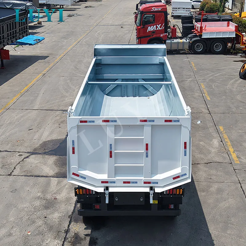 3‑axle rear‑tipping semi‑trailer
