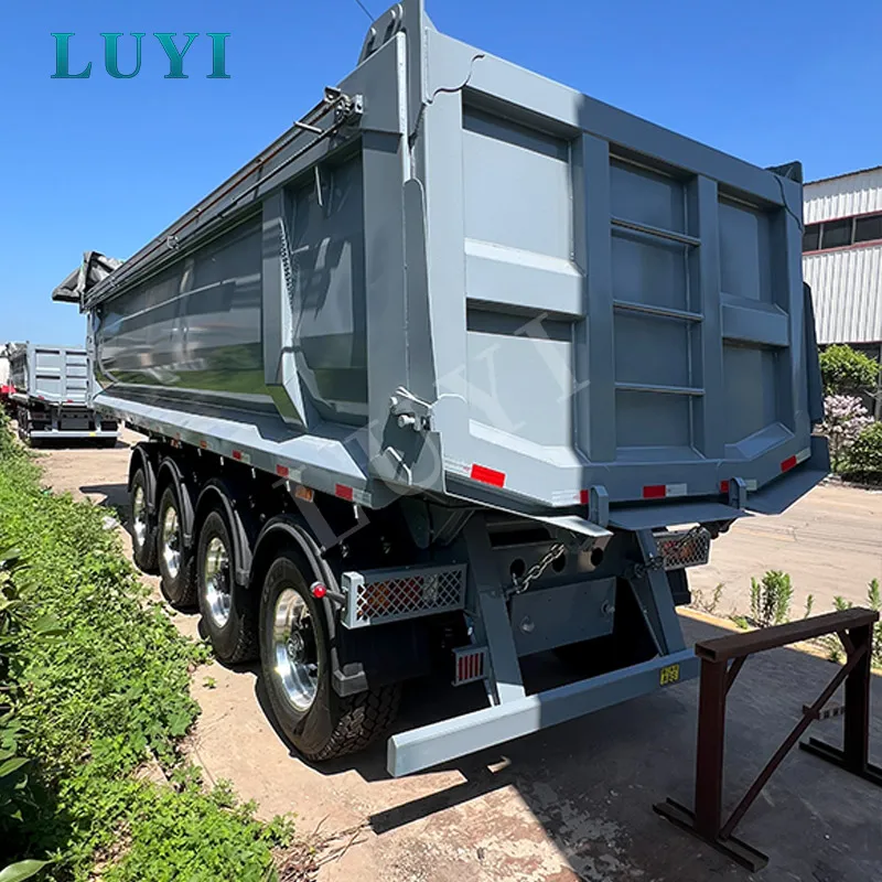 4-axle rear tipper semi-trailer
