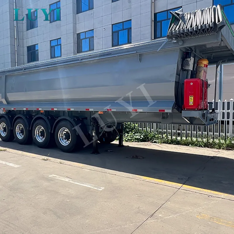 4-axle rear tipper semi-trailer