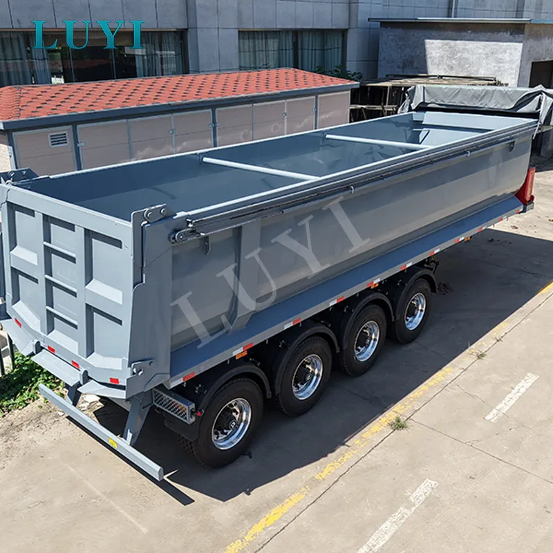 4-axle rear tipper semi-trailer