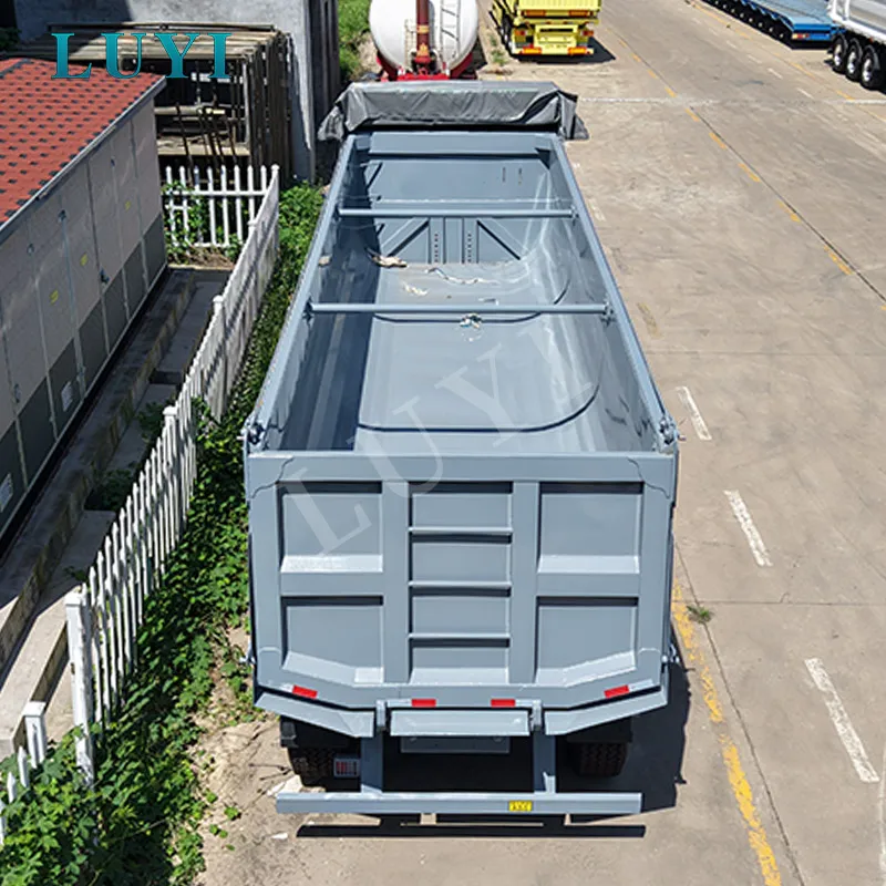 4-axle rear tipper semi-trailer