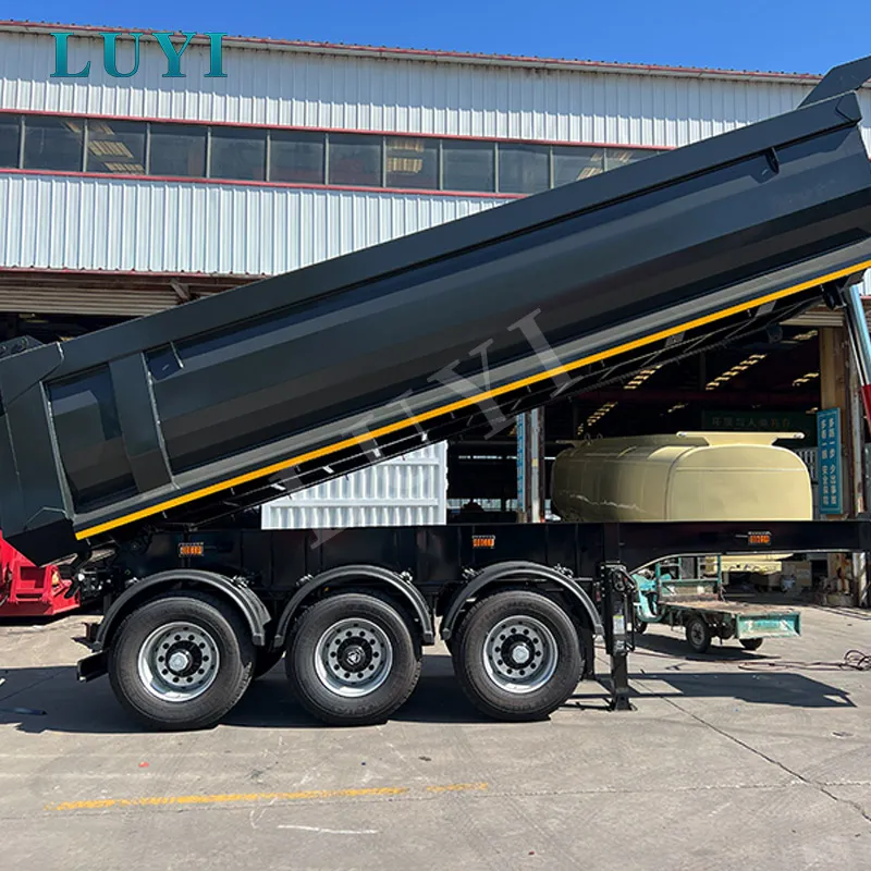 3-axle U-type rear tipper semi-trailer