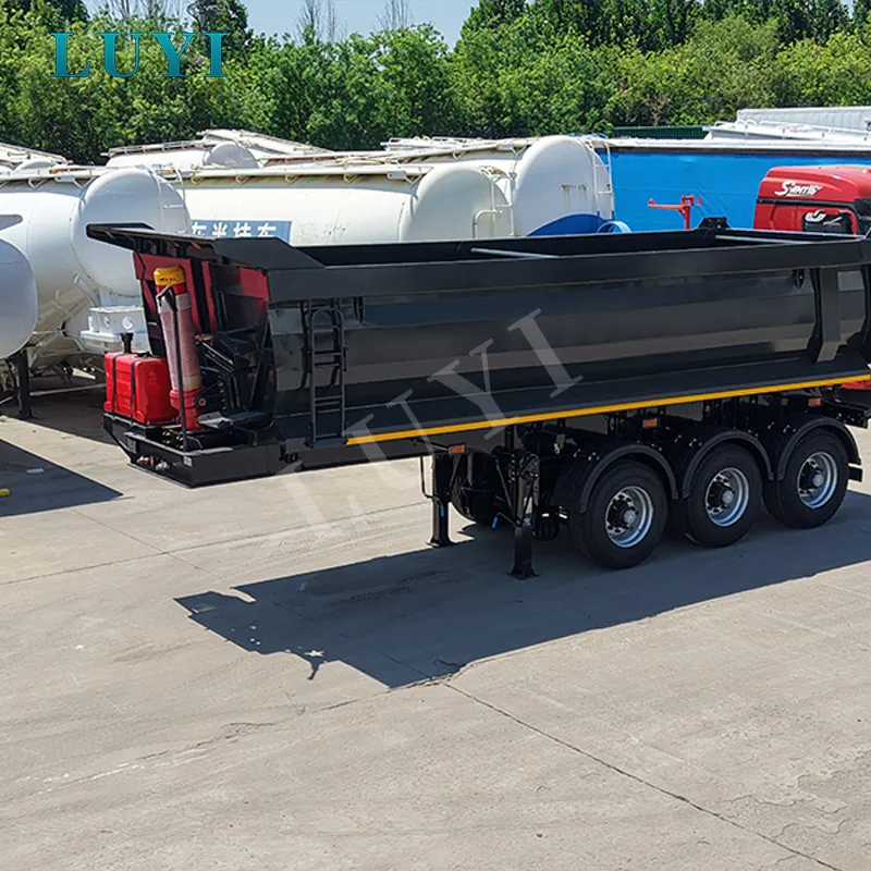 3-axle U-type rear tipper semi-trailer