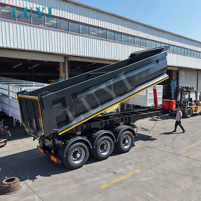 3-axle U-type rear tipper semi-trailer