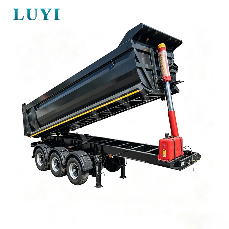 3-axle U-type rear tipper semi-trailer