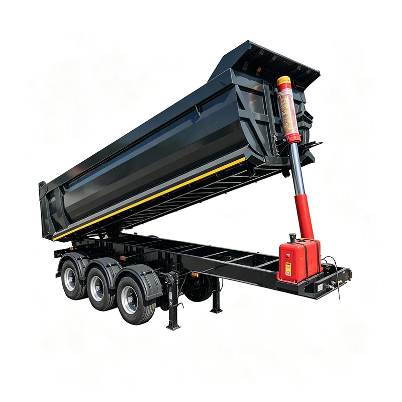 3-axle U-type rear tipper semi-trailer