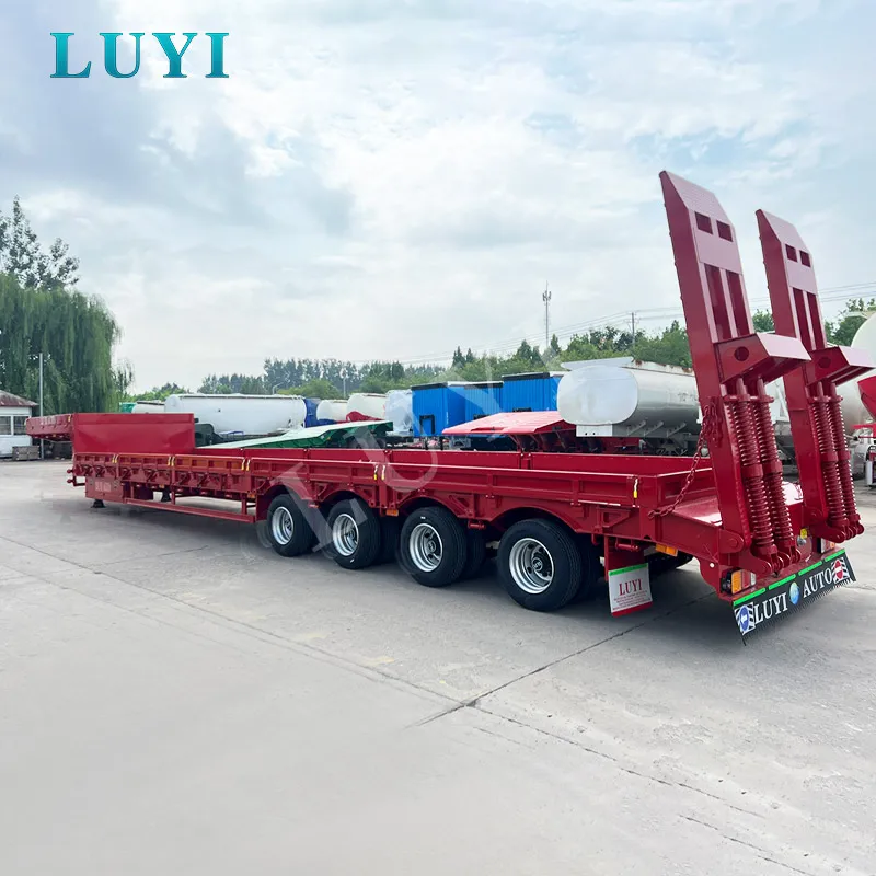 4‑Axle Low‑Bed Semi‑Trailer