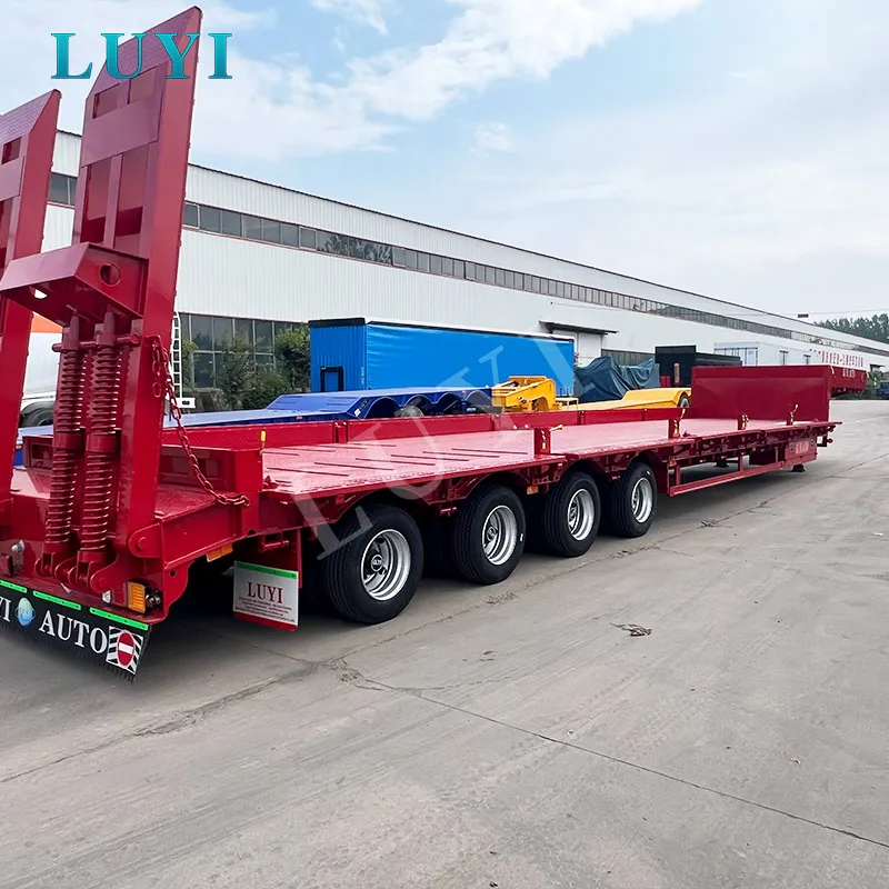 4‑Axle Low‑Bed Semi‑Trailer