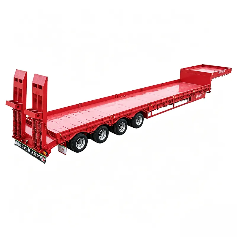 4‑Axle Low‑Bed Semi‑Trailer